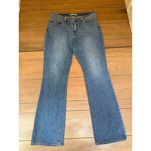Levis 415 Classic Bootcut Jeans Womens 29 Medium Wash Blue Denim Mid Rise